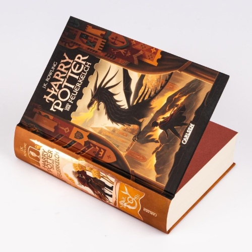 Buchcover und Innenansicht für das Buch: Harry Potter and the Goblet of Fire