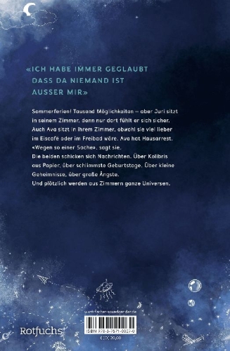 Buchcover und Innenansicht für das Buch: Und die Welt, sie fliegt hoch