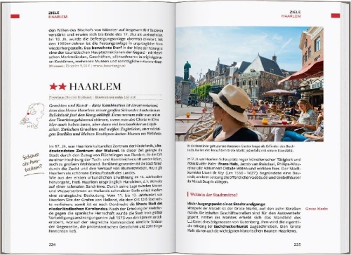 Buchcover und Innenansicht für das Buch: Baedeker Reiseführer Niederlande