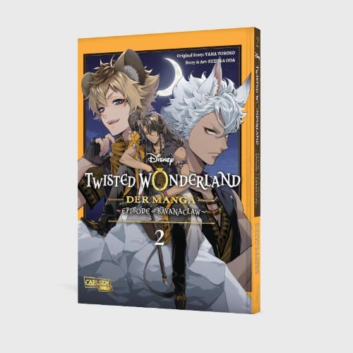 Buchcover und Innenansicht für das Buch: Twisted Wonderland: The Comic - Episode of Savanaclaw