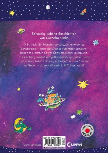 Buchcover und Innenansicht für das Buch: Monsterspuk und Drachenflug