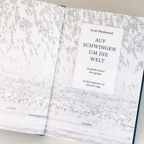 Buchcover und Innenansicht für das Buch: A World on the Wings: the global Odyssey of Migratory Birds