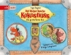 Buchcover und Innenansicht für das Buch: Der kleine Drache Kokosnuss - Die große Reise-Box