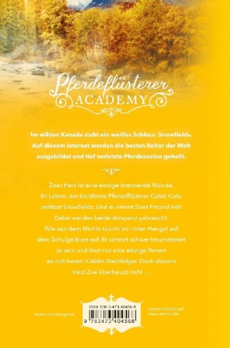 Buchcover und Innenansicht für das Buch: Pferdeflüsterer-Academy, Band 7: Flammendes Herz