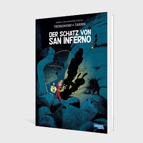 Buchcover und Innenansicht für das Buch: LE TRÉSOR DE SAN INFERNO