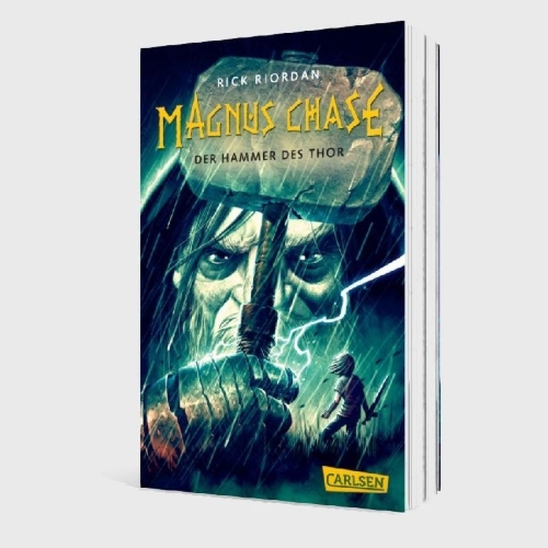 Buchcover und Innenansicht für das Buch: Magnus Chase and the Gods of Asgard: The Hammer of Thor