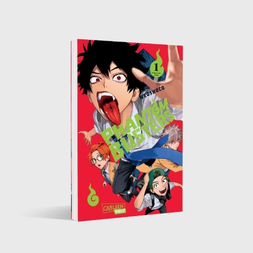Buchcover und Innenansicht für das Buch: Phantom Busters