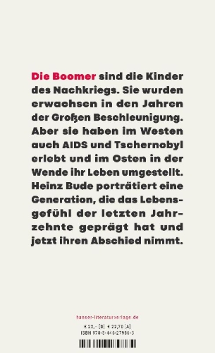 Buchcover und Innenansicht für das Buch: Abschied von den Boomern