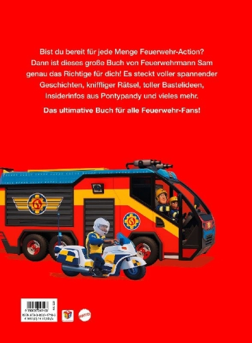 Buchcover und Innenansicht für das Buch: Feuerwehrmann Sam: Mein großes Buch von Feuerwehrmann Sam