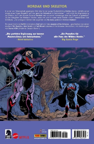 Buchcover und Innenansicht für das Buch: Masters of the Universe: Revolution