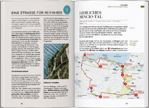 Buchcover und Innenansicht für das Buch: Baedeker Reiseführer Gardasee, Verona