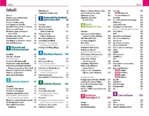 Buchcover und Innenansicht für das Buch: Reise Know-How Reiseführer Masurische Seen und Ermland