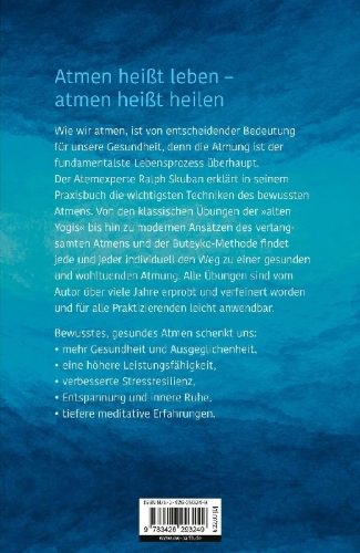 Buchcover und Innenansicht für das Buch: ATMEN - heilt - entspannt - zentriert
