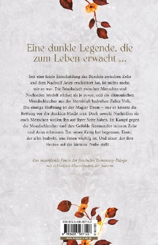 Buchcover und Innenansicht für das Buch: Blade of Light. Flammenherz