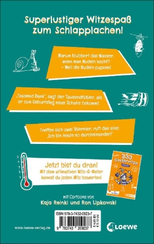 Buchcover und Innenansicht für das Buch: 333 Kinderwitze - Für Erstleser