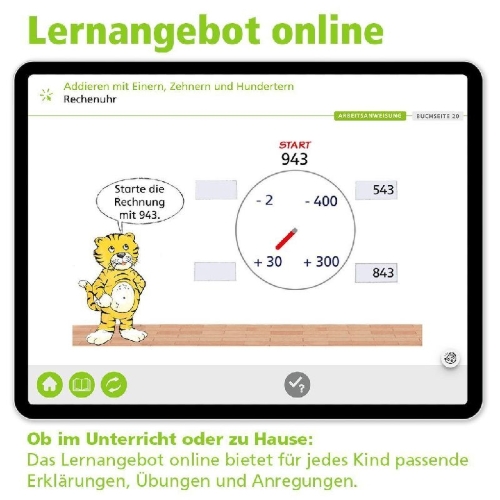 Buchcover und Innenansicht für das Buch: Mathetiger 3 - Buchausgabe - Neubearbeitung
