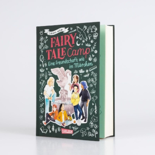 Buchcover und Innenansicht für das Buch: Fairy Tale Camp 2: Eine Freundschaft wie im Märchen