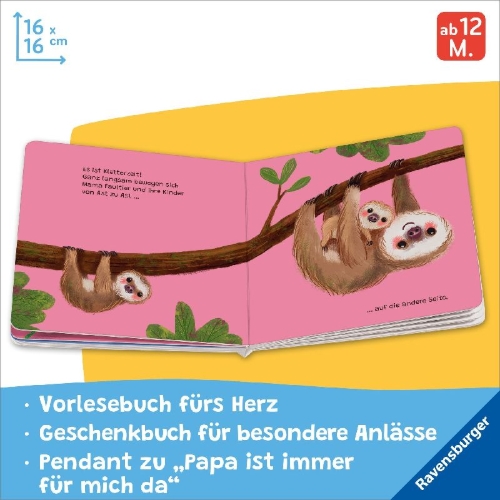 Buchcover und Innenansicht für das Buch: Mama ist immer für mich da