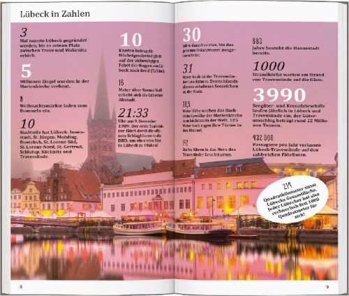 Buchcover und Innenansicht für das Buch: DUMONT direkt Reiseführer Lübeck Travemünde