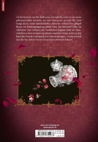 Buchcover und Innenansicht für das Buch: Rosen Blood