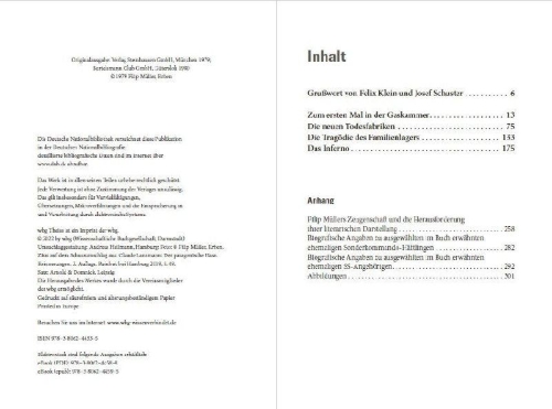Buchcover und Innenansicht für das Buch: Sonderbehandlung