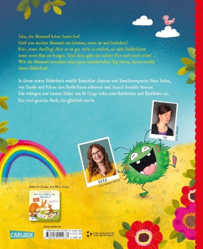 Buchcover und Innenansicht für das Buch: Ein total genialer Mummeltag
