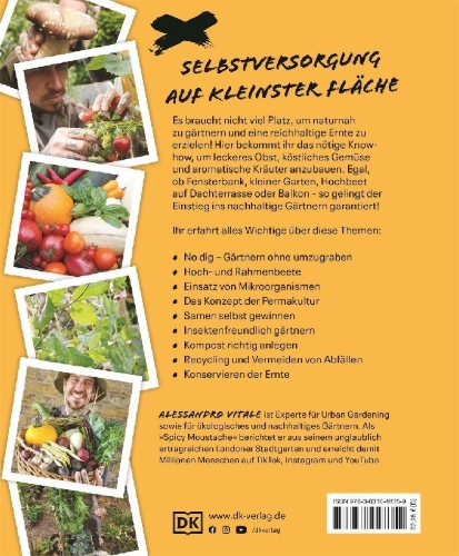 Buchcover und Innenansicht für das Buch: Gärtnern: kann jede*r!