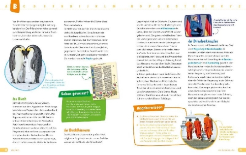 Buchcover und Innenansicht für das Buch: Das große WAS IST WAS Grundschullexikon von A-Z