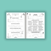 Buchcover und Innenansicht für das Buch: Mein kleines Glücklichbuch | Dankbarkeitstagebuch für Kinder | 3 Minuten Tagebuch für Kinder