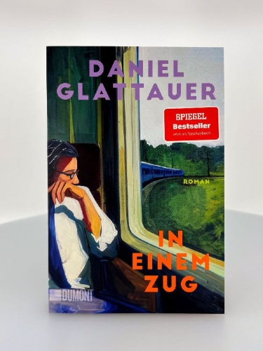 Buchcover und Innenansicht für das Buch: In einem Zug