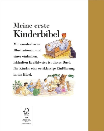Buchcover und Innenansicht für das Buch: Meine erste Kinderbibel ab 4 Jahren