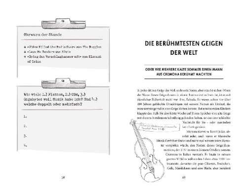 Buchcover und Innenansicht für das Buch: Alle sind musikalisch - außer manche