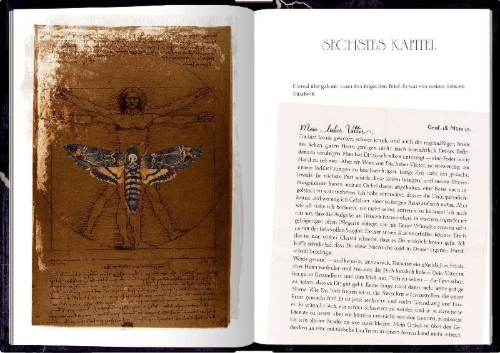 Buchcover und Innenansicht für das Buch: Frankenstein
