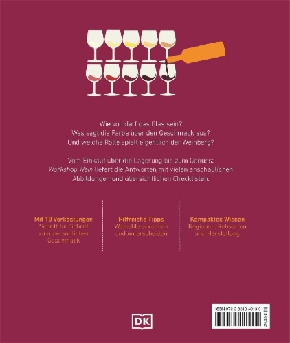 Buchcover und Innenansicht für das Buch: Workshop Wein