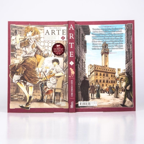 Buchcover und Innenansicht für das Buch: Arte