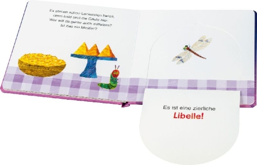 Buchcover und Innenansicht für das Buch: Die kleine Raupe Nimmersatt - Eid Mubarak