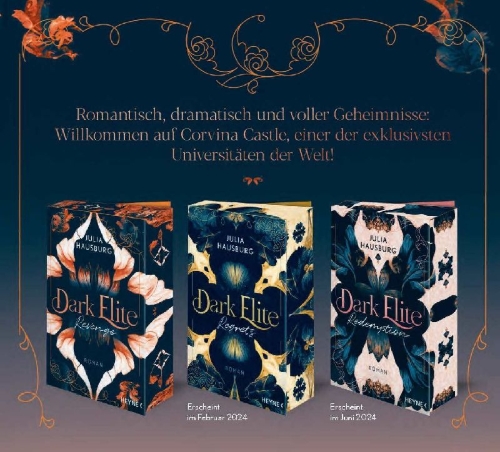 Buchcover und Innenansicht für das Buch: Dark Elite - Revenge