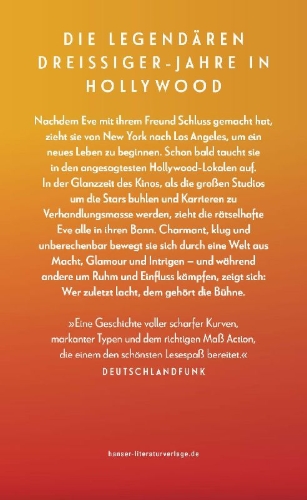 Buchcover und Innenansicht für das Buch: Eve in Hollywood (Table for Two)