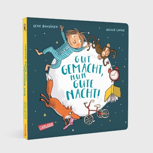 Buchcover und Innenansicht für das Buch: Gut gemacht, nun gute Nacht!