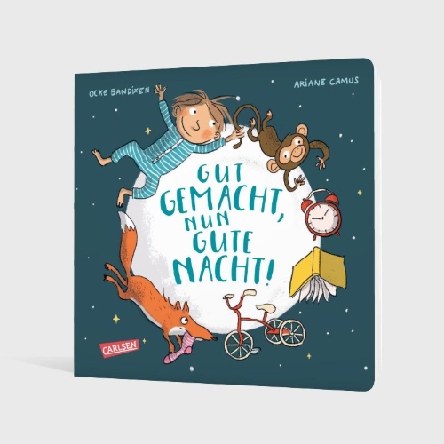 Buchcover und Innenansicht für das Buch: Gut gemacht, nun gute Nacht!