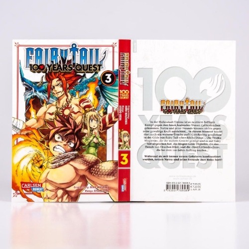 Buchcover und Innenansicht für das Buch: Fairy Tail: 100 Years Quest