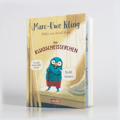 Buchcover und Innenansicht für das Buch: Das Klugscheißerchen