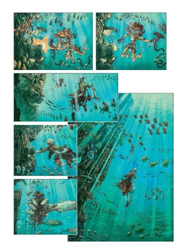 Buchcover und Innenansicht für das Buch: Le voyage extraordinaire