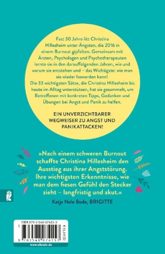 Buchcover und Innenansicht für das Buch: Sag deiner Angst, sie kann gehen!