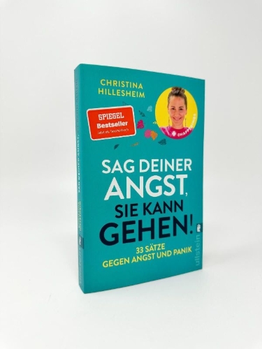 Buchcover und Innenansicht für das Buch: Sag deiner Angst, sie kann gehen!