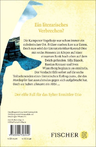 Buchcover und Innenansicht für das Buch: Bitteres Ende