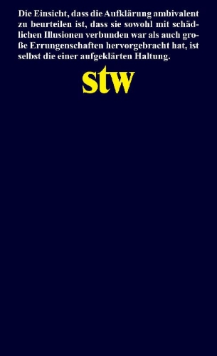 Buchcover und Innenansicht für das Buch: Krise der Aufklärung