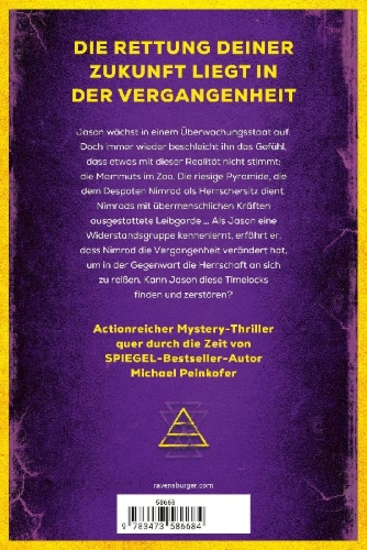 Buchcover und Innenansicht für das Buch: Timelock, Band 1 - Zeitrebellen