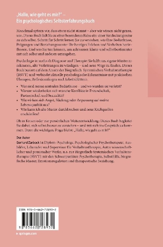 Buchcover und Innenansicht für das Buch: "Hallo, wie geht es mir?"