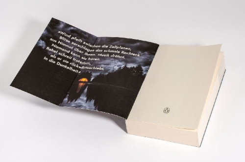 Buchcover und Innenansicht für das Buch: Vier Minuten Stille - Und dann kam der Sturm